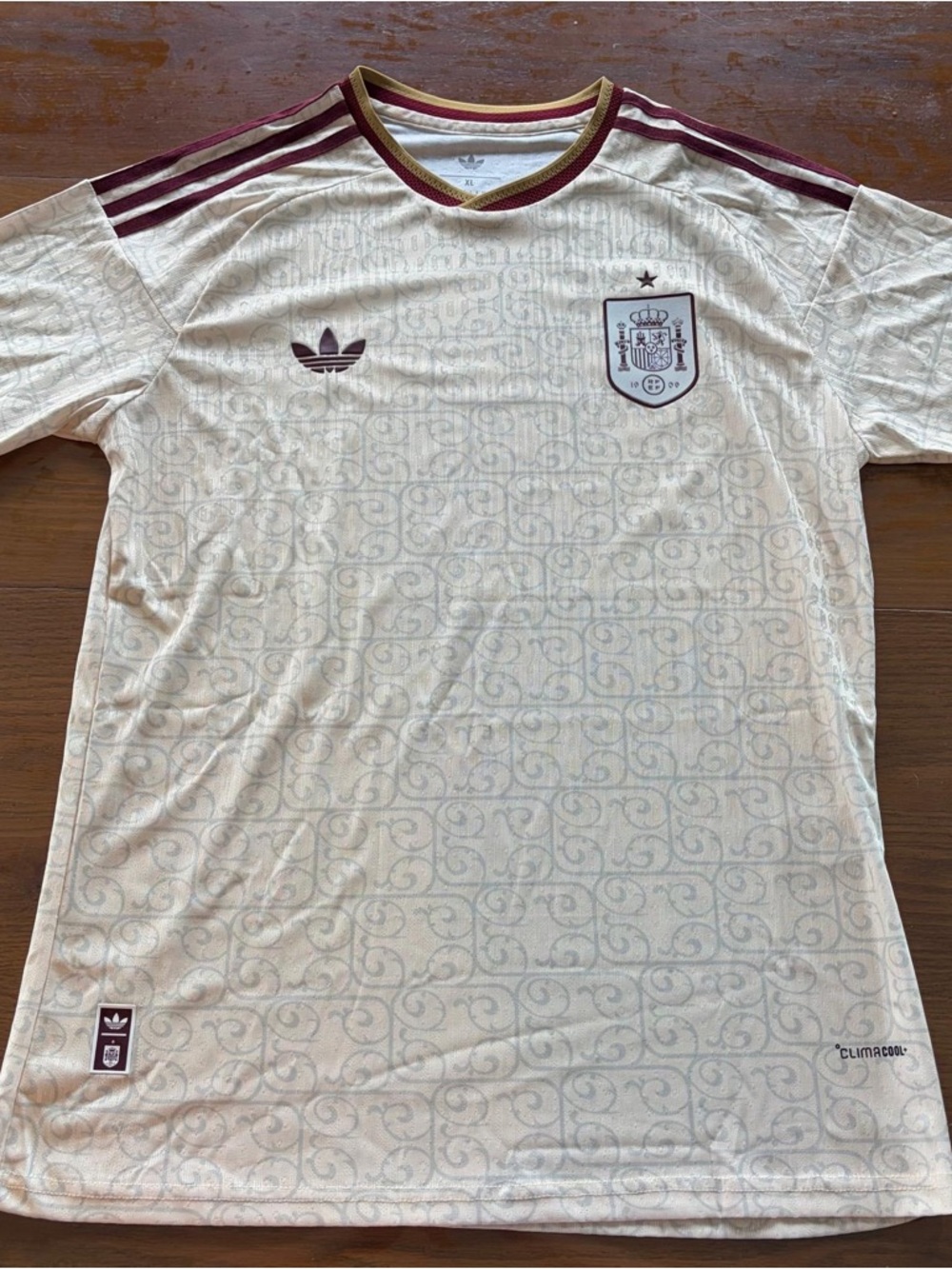 Spain World Cup Jersey Size XL